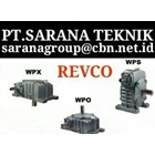 PT SARANA TEKNIK GEAR MOTOR REVCO WORM GEAR REDUCER TYPE WPA 1