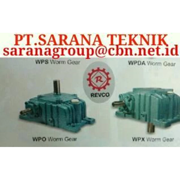 REVCO WORM GEAR REDUCERS GEARBOXES