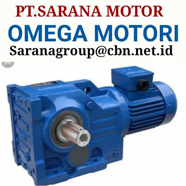ELECTRIC MOTOR PT SARANA GEAR MOTOR OMEGA REDUCER GEARBOXES