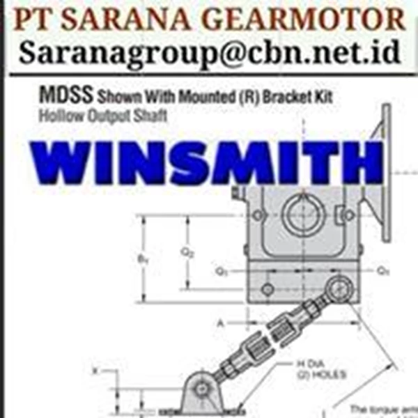 PT SARANA TEKNIK WINSMITH GEAR REDUCER GEARBOX