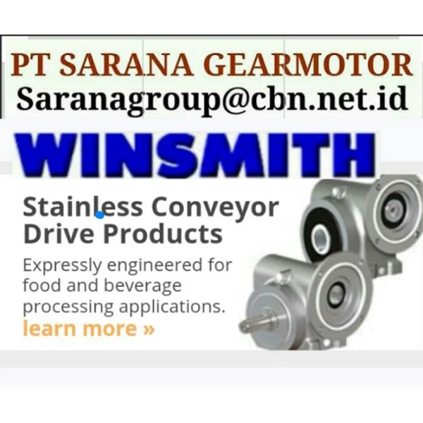 WINSMITH GEAR REDUCER PT SARANA GEAR MOTOR gearbox