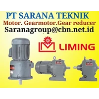 LIMING AC MOTOR PT SARANA TEKNIK shaft mounted speed gear reducer