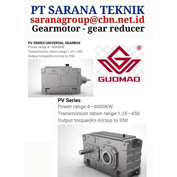 Gearbox Motor CYCLO GEAR REDUCER PT SARANA TEKNIK