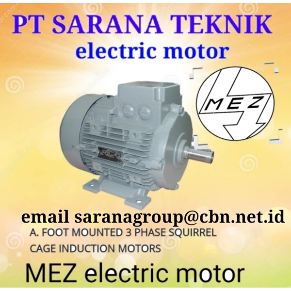 MEZ Motor Cage Induction PT Sarana Teknik MEZ