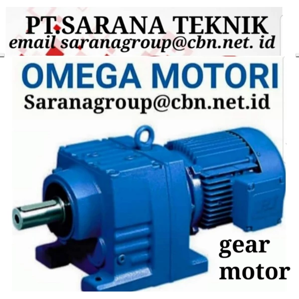Gear Motor Omega Motori PT Sarana Teknik