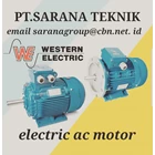 PT SARANA TEKNIK WESTERN ELECTRIC MOTOR & GEARMOTOR GEAR REDUCER 1